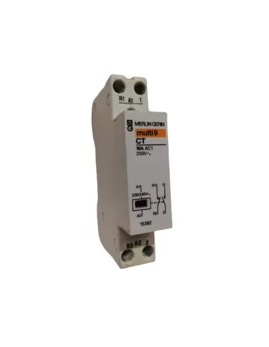 Contacteur Merlin Gerin 15382 2P 1O-1F 20A 1MOD