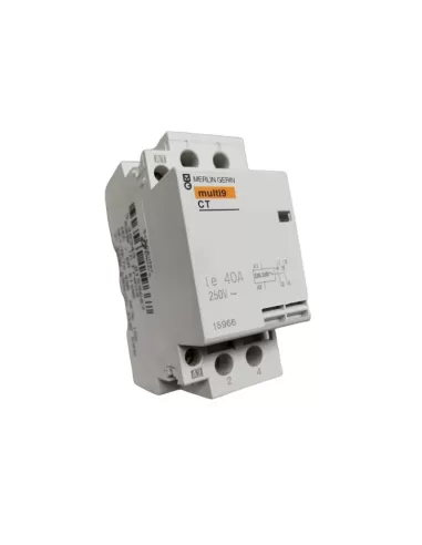 Merlin gerin 15966 contattore 2p 40a 2na 240v 2mo