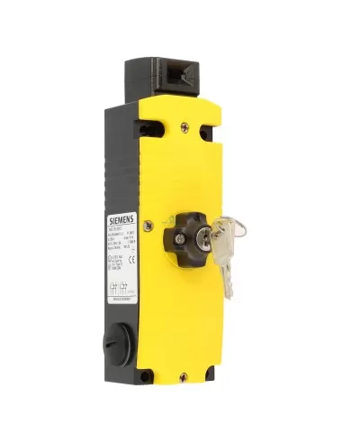 Siemens 3se53123se13 metal safety limit switch, mechanical lock with key, 230vac, LED