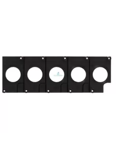 Placa de fijación Eaton M22-xe5, negra
