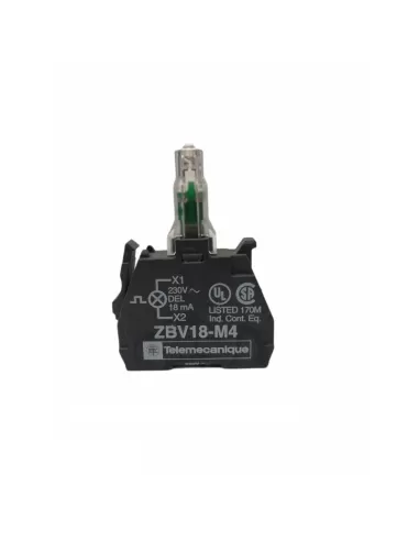 Schneider zbv18m4 red LED element 230vac