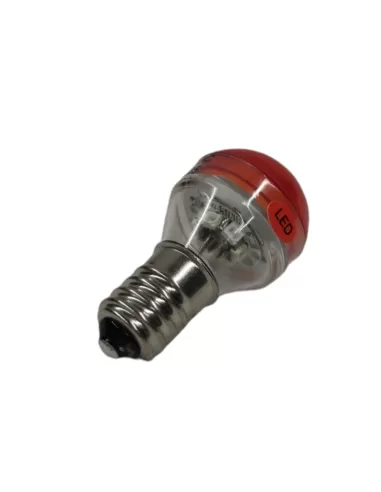 Lampe LED Ebes 11 LED E14 24 V rouge