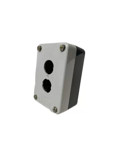 Schneider xalb02 panneau de boutons vide 2 trous