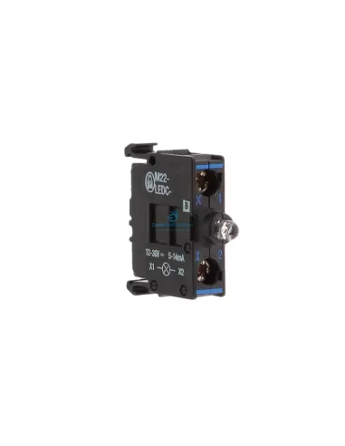 Eaton M22-ledc-b led 18-30vac/dc azul fijación en estuche