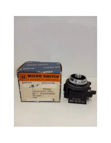 Honeywell ptl2241 ba9s 480v lamp holder