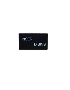Ge power 188145 p9acpbs145 plaque txt 30x50 noir