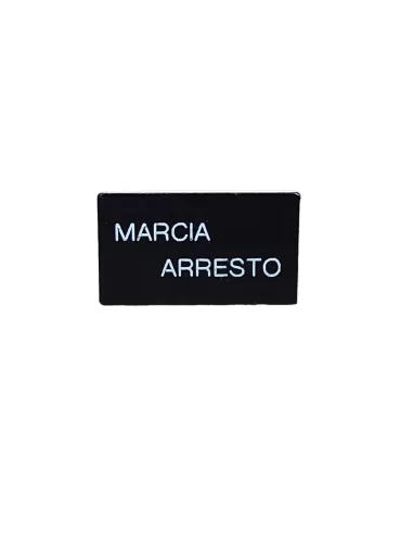 Ge power 188147 p9acpbs147 piastrina txt targhetta 30x50 nera
