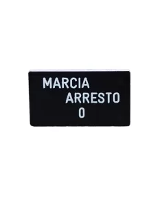 Ge power 188159 p9acpbs159 piastrina txt targhetta 30x50 nera