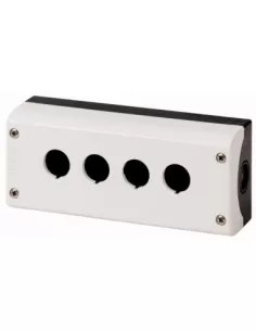 Eaton 216539 m22-i4 4-hole enclosure, black/gray