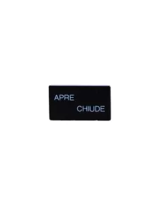 Ge power 188140 p9acpbs140 plaque pour plaque signalétique 30x50 noire ouvre - ferme