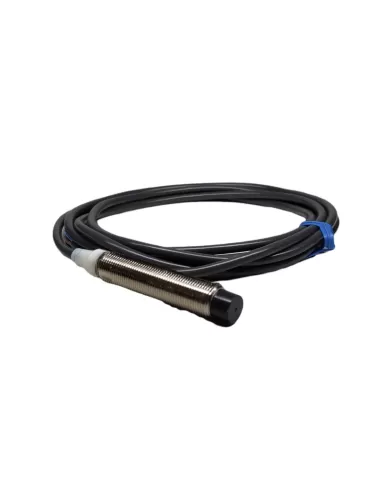 Capteur de proximité Omron e2am12ln08wpc12m, connecteur M12, 8 mm, 24 Vcc, sans transistor NPN, câble de 2 m