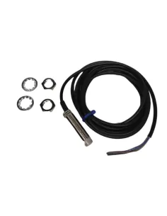 Capteur d'inductance Omron TLX4MF1E22M, connecteur M12, pas de série 4 mm, 10-35 Vcc, PNP, sans blindage, câble de 2 m