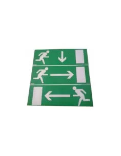 Beghelli 8785 ades bajo izquierdo derecho6w iso3864 7010