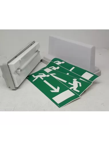 Beghelli 1925 967-8sa1n all glass flag IP40//65