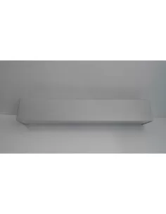 Prisma shape full double emission wall lamp silver 2xe27 ip44 700109