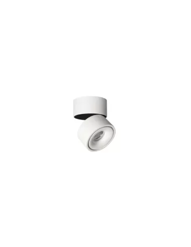 Spot cylindrique blanc mural/plafonnier 8 W 3000 K réglable 230 V