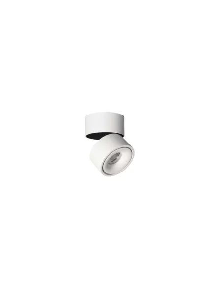 Spot cylindrique blanc mural/plafonnier 8 W 3000 K réglable 230 V