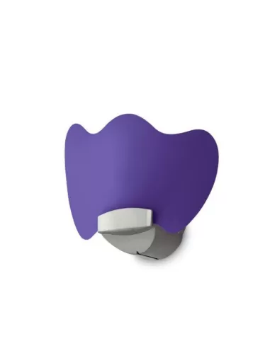 Applique murale nuage - Verre bleu 18 W, Hauteur 22 cm