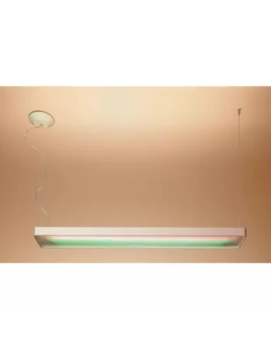 Suspension fluorescente à double émission Artemide 1343010a Attalo MWL 3 x 80 W avec télécommande