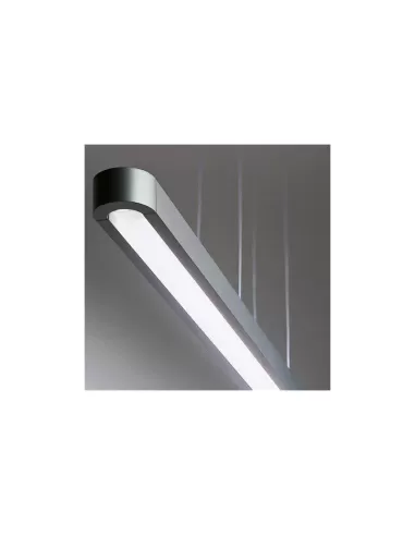 Artemide 0602020a talo catamarán suspensión 2x54w t16 l 120,5x18,5 gris plata