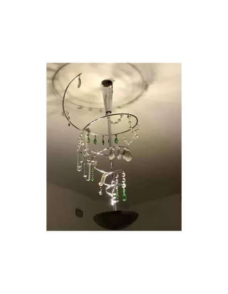 Artemide Italia 0093900a Iside suspension 2x150w b15d c/l