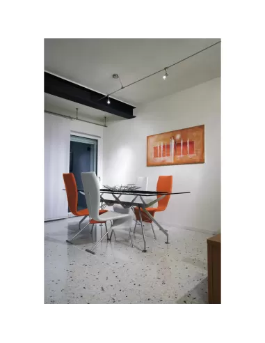 Spot Linea Light TR4303-48 Andromeda-C pour câblage mono 1 x 50 W E27 nickel