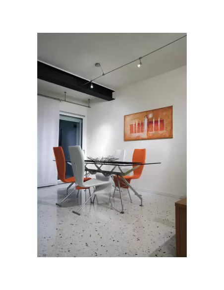 Spot Linea Light TR4303-48 Andromeda-C pour câblage mono 1 x 50 W E27 nickel