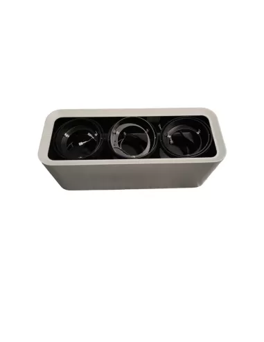 Plafonnier LED C4 DM-1102-14-00 baco 3 x g53 75w blanc