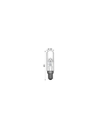 Wimex 4204020 al uv-s tube e14 d in 230v 75w
