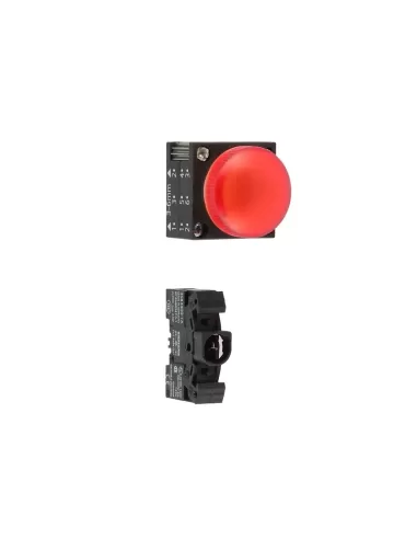 Siemens 3sb32046aa20 red warning lamp ba9s