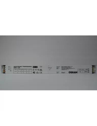 Alimentation Osram Electron QTP8 1x58W 230-240V QTP81X58