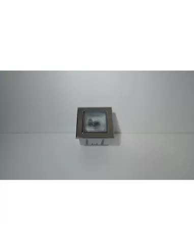 Spot encastré carré Prisma Gradus en acier inoxydable 1x9W GX53 IP55 700532