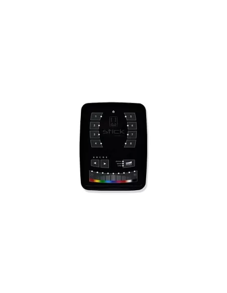 Nicolaudie stick-ke1 touch panel dmx black frame black background