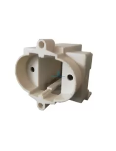 Relco 5012/bb es g23 eckiger Lampenhalter, Befestigung mit Schrauben