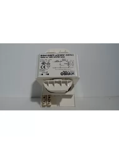 Osram bsh150zt-a 150-01//230 halide ballast 150w with thermal protection alnv15001inew
