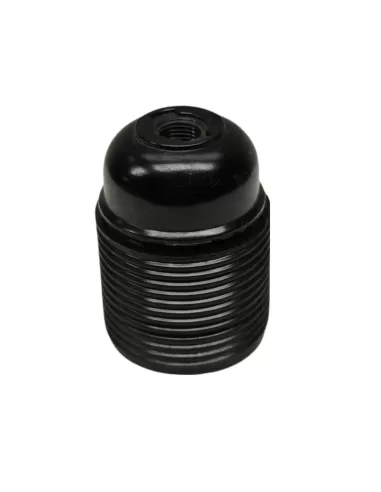 Relco 5055r E27 threaded lamp holder black ferrule