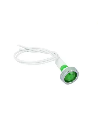 Signal 0312829 lux green 110v panel light with wires and nut