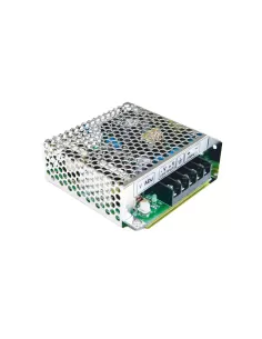 Alimentation Meanwell SD-25B-5 : entrée DC 24 V (19-36 V), 1,6 A ; sortie 5 V, 5 A