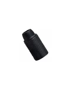 E14 black threaded lamp holder [cessato 00510]