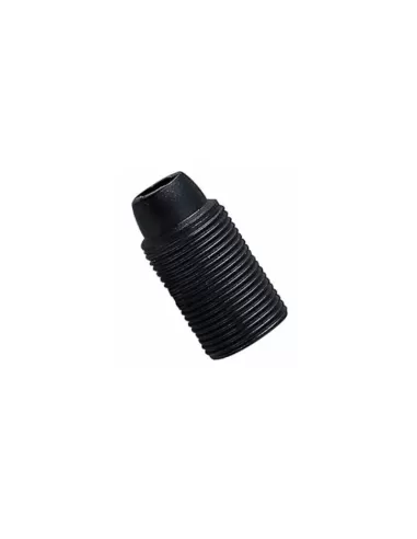 E14 black threaded lamp holder [cessato 00510]