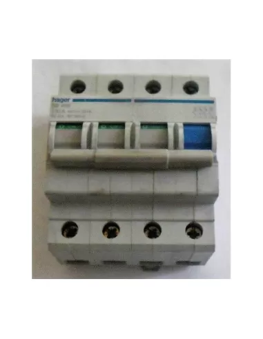 Hager sb499 interruptor seccionador 4p 100a 4 módulos din