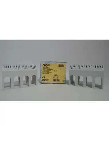 Couvercles de bornes Hager hy122 4p h125 hy122