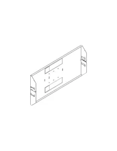 Plaque de fixation fixe arrière Bticino mas m1600 l 850 9781tp//1ts