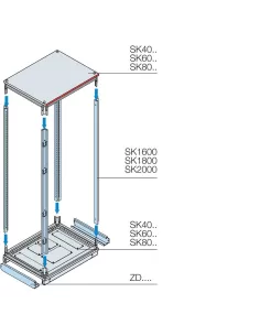 K-n 2 brides latérales pour socle
