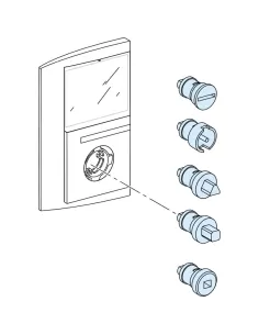 Schneider 09981 gk fente de verrouillage pour tournevis
