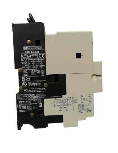 Schneider ld5lb130f reversing contactor switch 18-18a 110vac