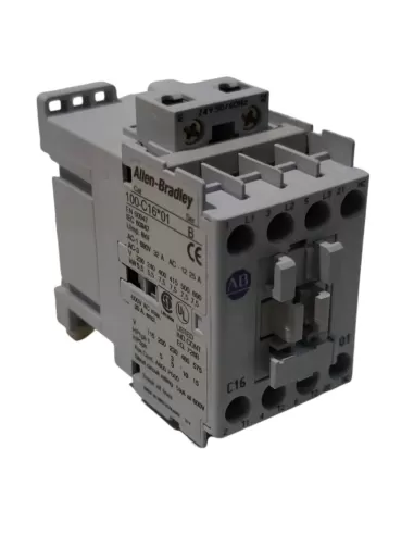 Allen-bradley 100-c16kj01 contattore 16a 7 5kw 24v 50//60hz 1 nc