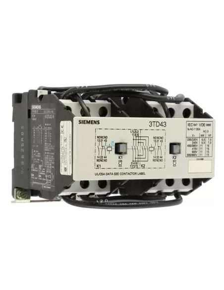 Siemens 3td43022ab0 invertitore s1 11kw 24v 50hz 2na 2nc