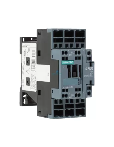 Contacteur Siemens 3RT20262AF00 11 kW, 1 L 1 R, 110 V CA 50 Hz, S0 ml
