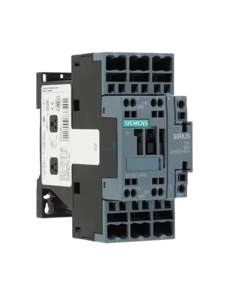 Siemens 3rt20272af00 contactor 15kw,1l 1r,ac 110v 50hz,s0 ml